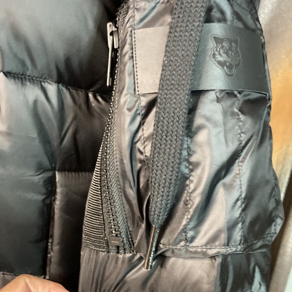 onitsuka tiger andrea pompilio puffer black with red lining. Down filled XL W - Picture 4 of 10